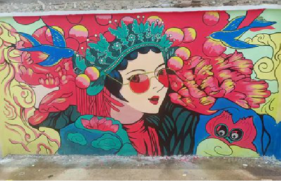 桐梓墙体彩绘-网红墙