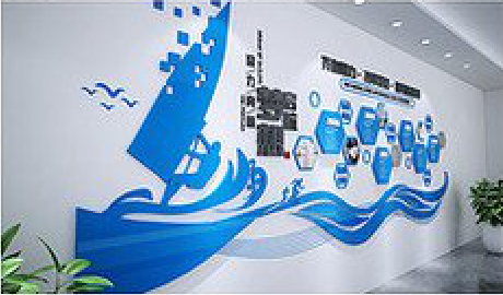 桐梓海浪主题文化墙如何设计？