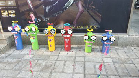 桐梓商业区彩绘