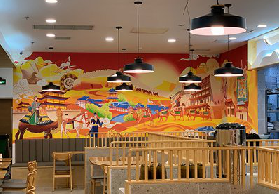 桐梓商业空间彩绘介绍。