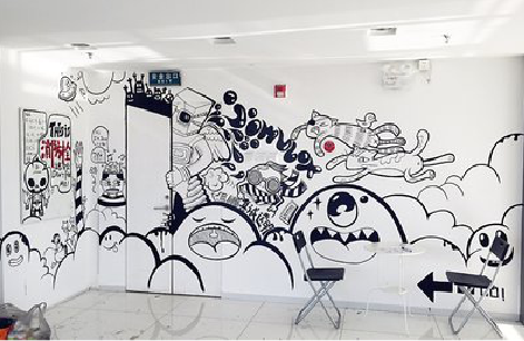 桐梓手绘墙并非传统涂鸦。