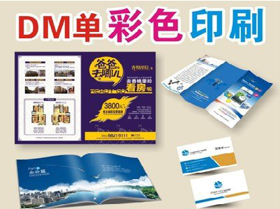 桐梓单页印刷，色彩搭配简单。